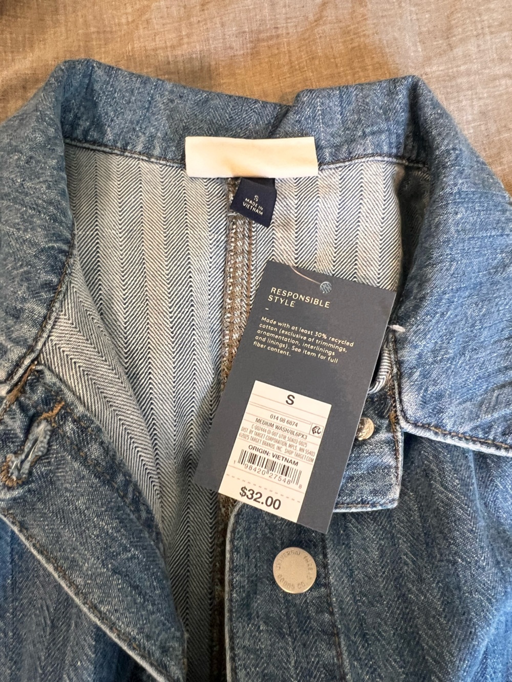 Universal Threads Sleeveless Denim Dress Size Small NWT - Picture 3 of 5